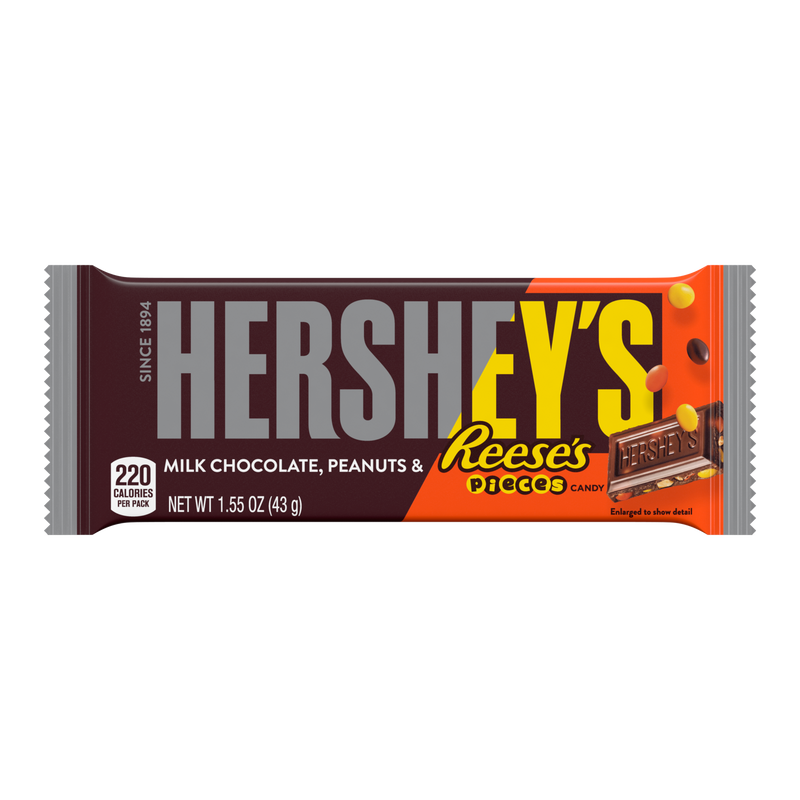 Hershey's® Milk Chocolate & Reese's® Pieces Bar - Standard Size (43g) - Candy Bouquet of St. Albert