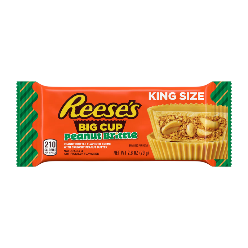 Reese's Big Cup Peanut Brittle - King-Size (79g) BBD JUL 2023 - Candy Bouquet of St. Albert