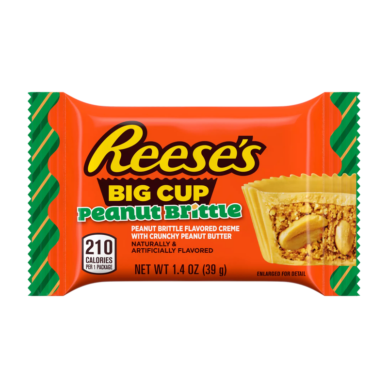 Reese's Big Cup Peanut Brittle - Standard Size (39g) - Candy Bouquet of St. Albert