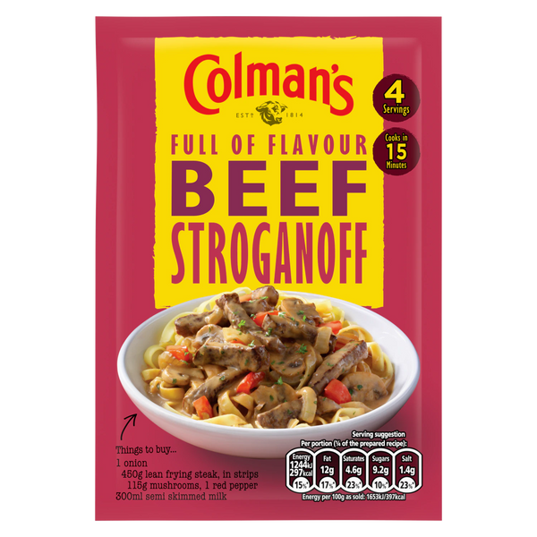 Colman's Sauce Mix - Beef Stroganoff (40g) BBF Aug/23