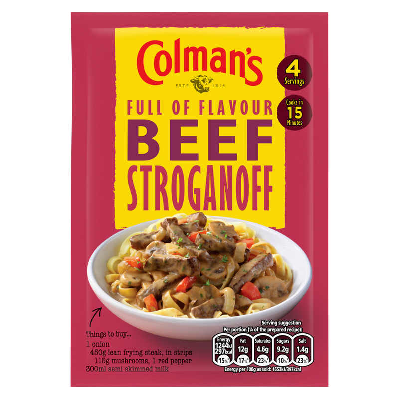 Colman's Sauce Mix - Beef Stroganoff (40g)