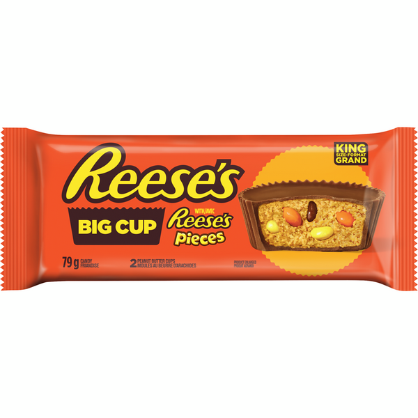 Reese's Pieces Big Cup w/ pieces - King Size (79g)