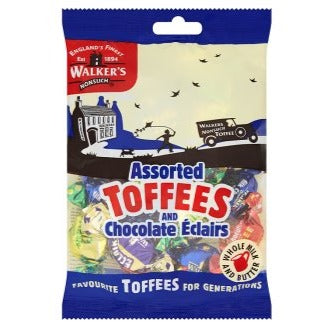 Walker's Nonsuch Assorted Toffees & Chocolate Eclairs (150g) - Candy Bouquet of St. Albert