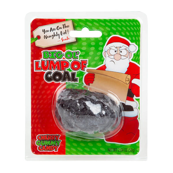 Big Ol' Lump of Coal - Cherry Flavour Gummy (58g)