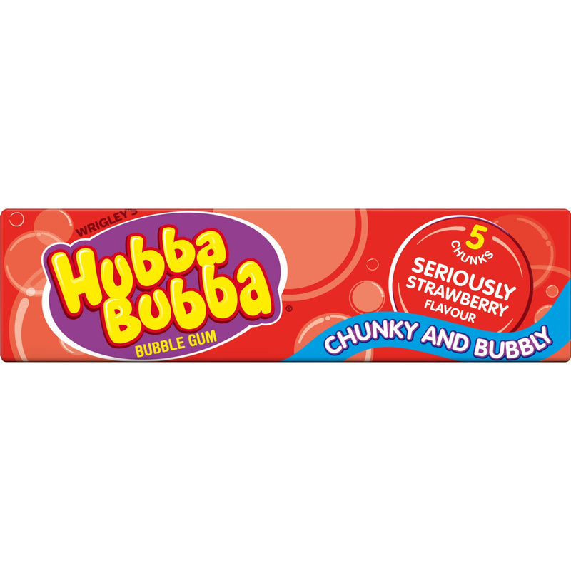 Hubba Bubba - Seriously Strawberry (5 Pieces)