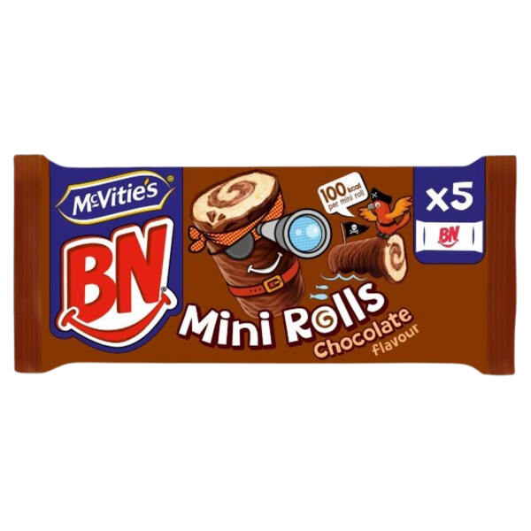 McVitie's BN Mini Rolls Chocolate - 5 pack (109g) BBF Aug/23 - Candy Bouquet of St. Albert