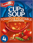 Batchelor's Cupa Soup Tomato & Vegetable 4-Pack (93g)