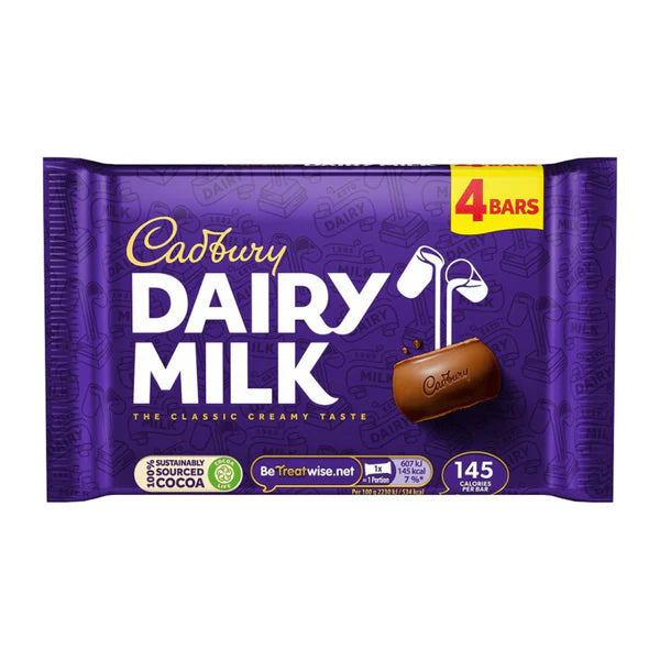 Cadbury® Dairy Milk Little Bars - 4 Pack (108.8g)