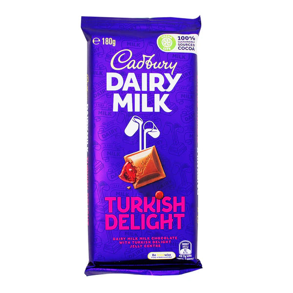 Cadbury® Dairy Milk Turkish Delight (180g)