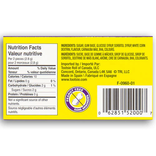 Thrills Gum - 10 Pack (14g) - Candy Bouquet of St. Albert