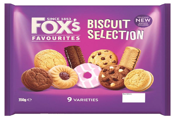 Fox's Biscuit Selection "Flowwrap Pack" (350g)