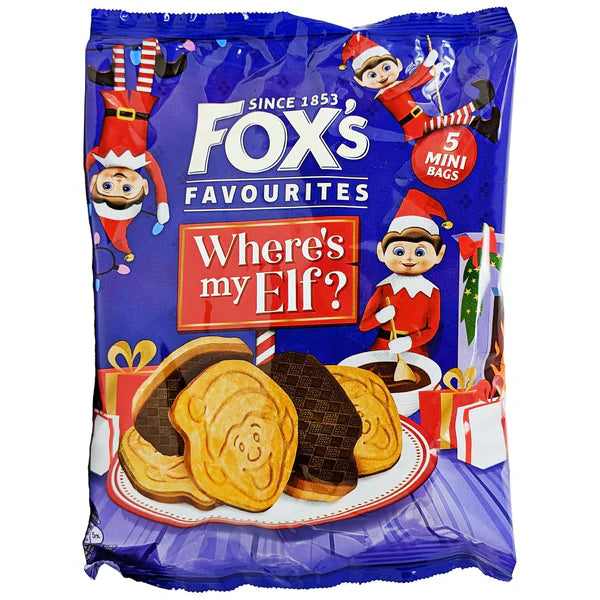 Fox's Where's My Elf Mini Bags - 5 Pack (20g)