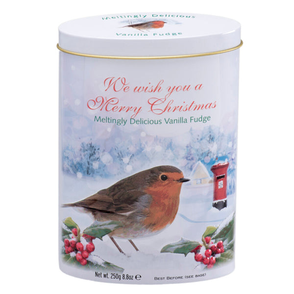 Gardiners Traditional Christmas Vanlla Fudge Tin (250g)