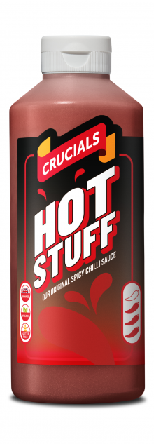 Crucials Sauce - Hot Stuff Hot Chilli (500ml)