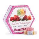 Hazer Baba Turkish Delight - Rose, Lemon & Mint (250g)