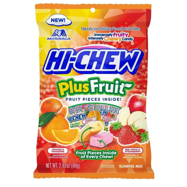 Hi-Chew Plus Fruit  (80g)