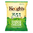 Keogh's Crinkle Cut Sour Cream & Shamrock Crisps (45g)