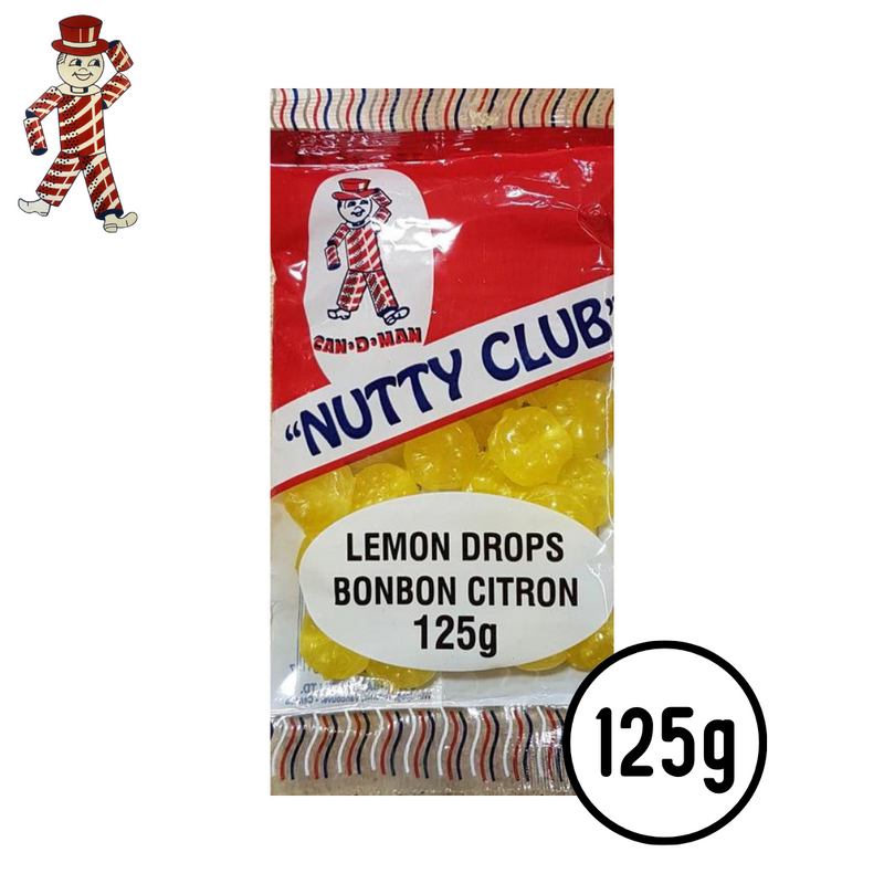 Nutty Club Lemon Drops (125g) - Candy Bouquet of St. Albert