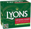 Lyons Original Blend Tea (80 Bags)