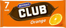 McVities Club Orange 7 Pack (154g)