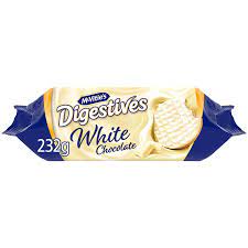 McVities Digestives - White Chocolate (232g)