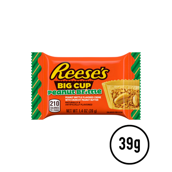 Reese's Big Cup Peanut Brittle - Standard Size (39g) - Candy Bouquet of St. Albert