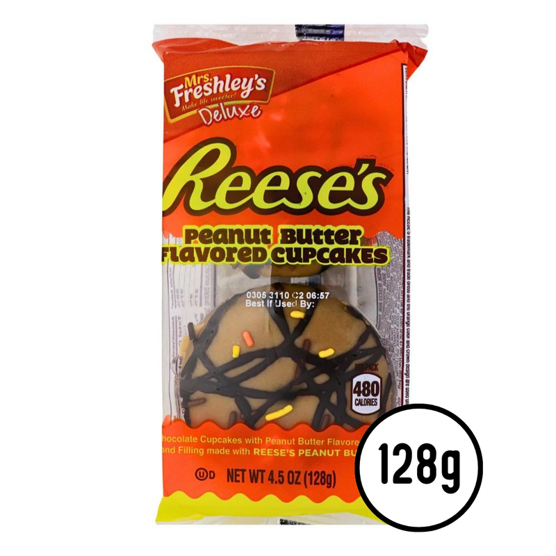 Mrs. Freshley's Reese's Peanut Butter Cupcakes (128g) - Candy Bouquet of St. Albert