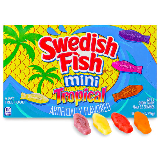 Swedish Fish Mini - Tropical (99g)