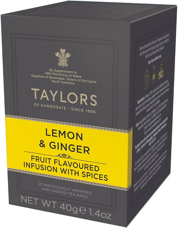Taylors Lemon & Ginger Tea (20 bags)