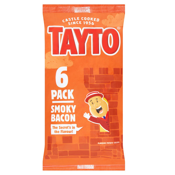 Tayto Smoky Bacon 6-Pack (25g)