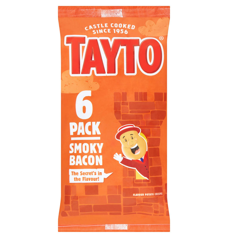 Tayto Smoky Bacon 6-Pack (25g)