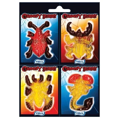 Vidal Creepy Crawly Gummi 4-Pack (44g)