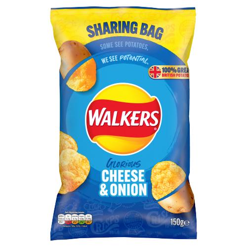 Walkers Cheese & Onion (150g)