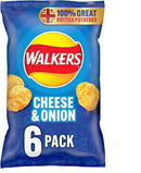 Walkers Cheese & Onion (6-Pack)