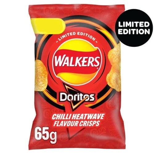 Walkers Limited Edition -  Doritos Chili Heatwave Crisps (65g) BBFSept30/23