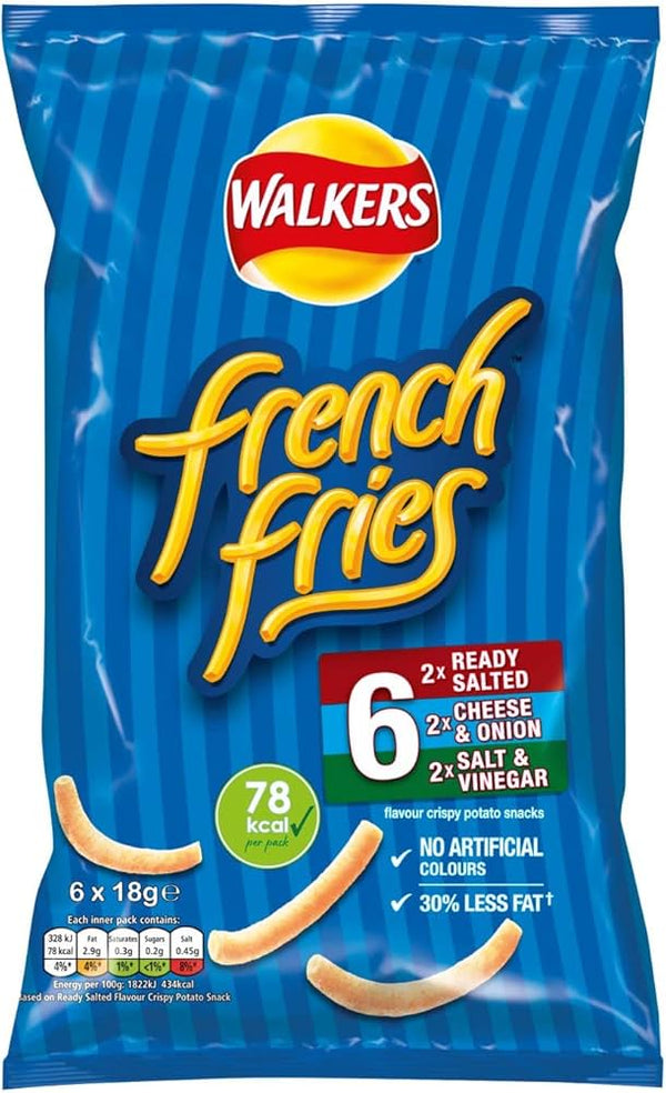 Walkers French Fries Variety - 6pk