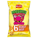 Walkers Monster Munch Roast Beef (6-Pack)