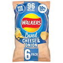 Walkers Oven Baked - Cheese & Onion (6 pack x 22g)