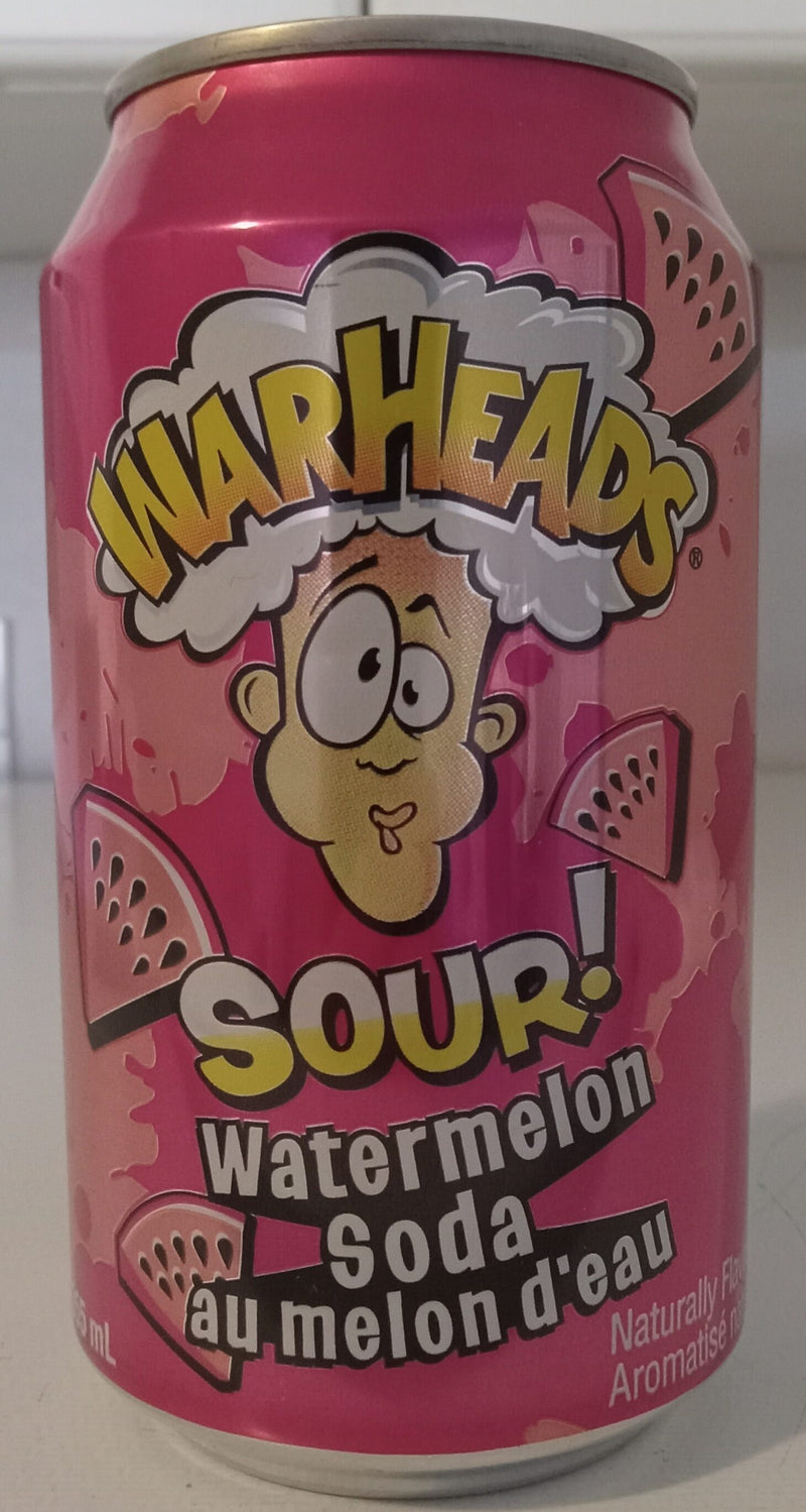 Warheads Sour Watermelon Soda (355ml)
