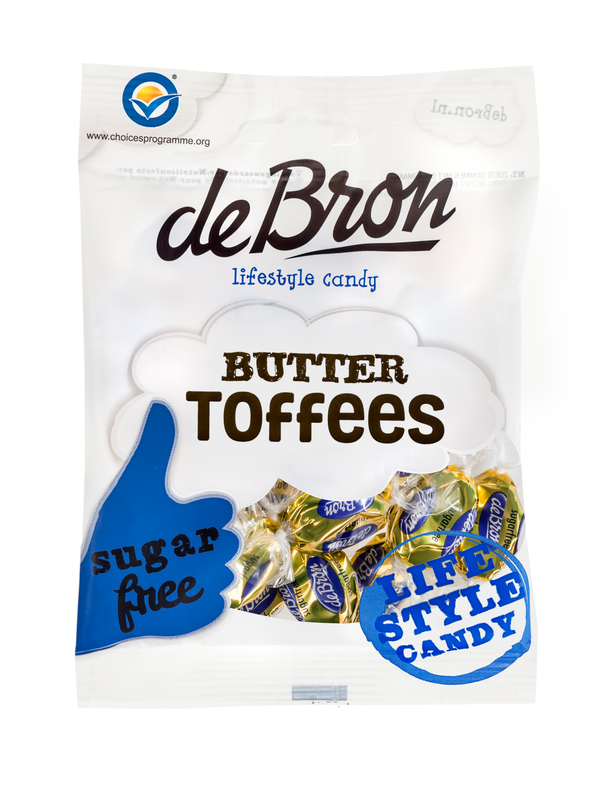 deBron Butter Toffees Sugarfree (70g)