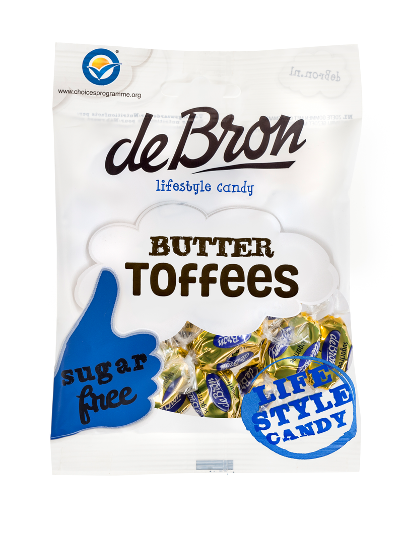 deBron Butter Toffees Sugarfree (70g)