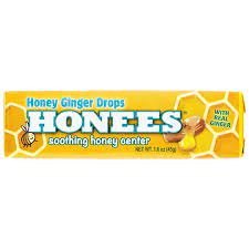 Honees - Honey Ginger Drops with soothing honey center (45g)