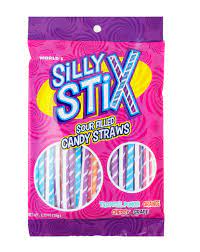 Silly Stix - Sour Filled Candy Straws