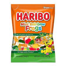 Haribo Mini Rainbow Frogs - Share Size (142g)