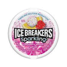 Ice Breakers Sparkling - Raspberry Lemon Seltzer Sugar Free(42g)