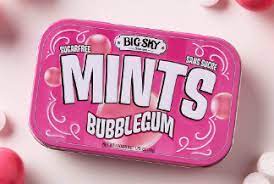 Big Sky Bubblegum Mints - Sugar-Free (50g)