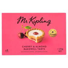 Mr Kipling Cherry and Almond Bakewells - 6-Pack (276g)