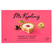 Mr Kipling Cherry and Almond Bakewells - 6-Pack (276g)