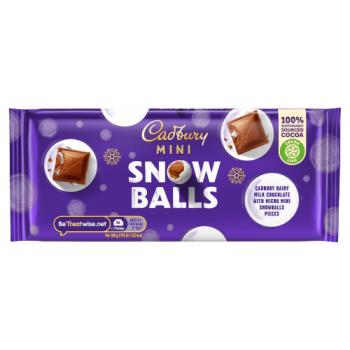 Cadbury Mini Snow Balls Bar (110g)