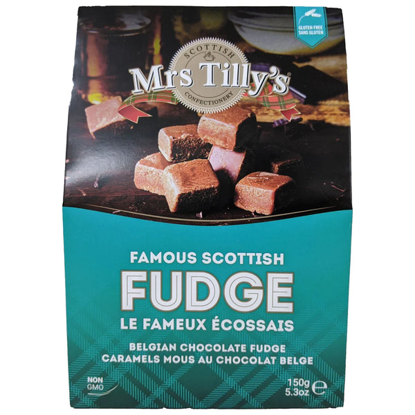 Mrs Tilly's Famous Scottish Fudge - Belgian Chocolate (150g)